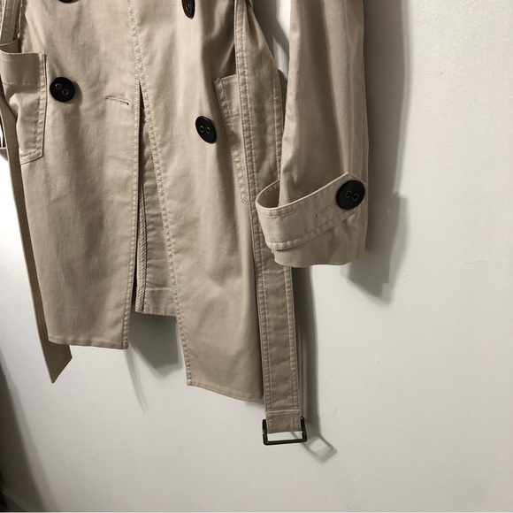 bebe Trench Coat Belted With Pockets Size Medium - Picture 10 of 10